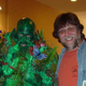 Len Wein with a Swamp Thing cosplayer, Photo: Lex Larson, at CONvergence/Wikimedia Commons